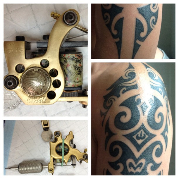 #tattoo tools and result