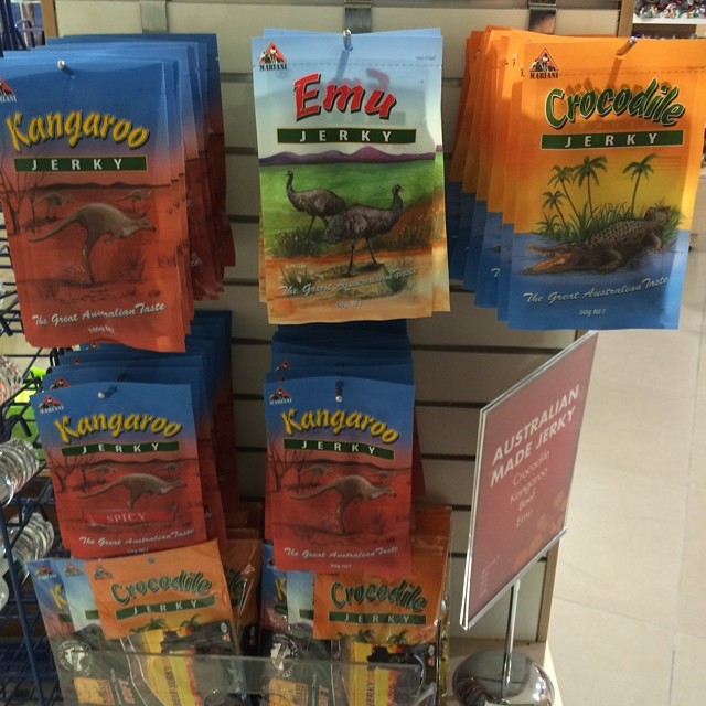 They appear to eat all their national animals, except for the Koala.