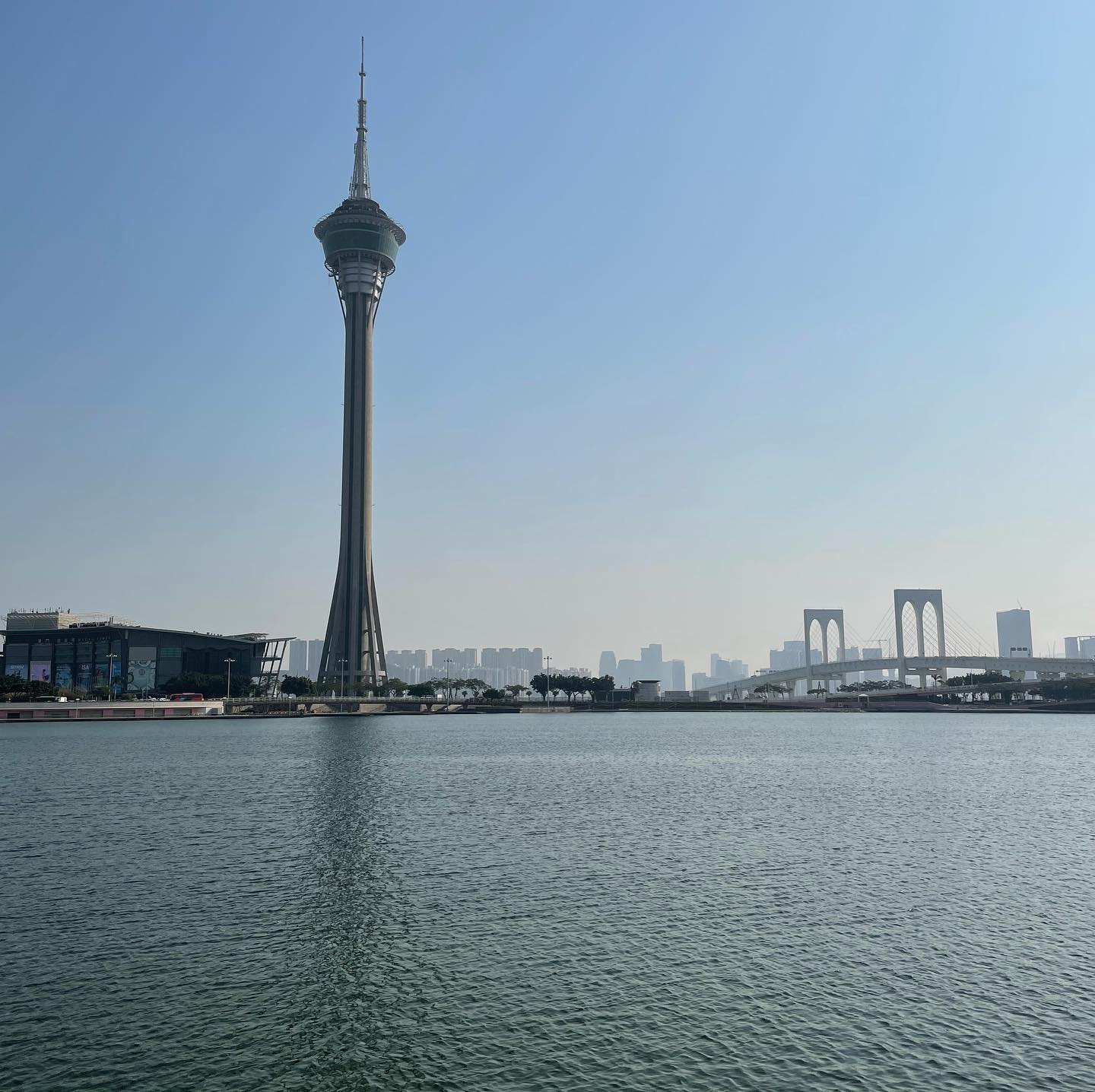 Taking a walk, enjoying a beautiful day and the European vibe of Macau