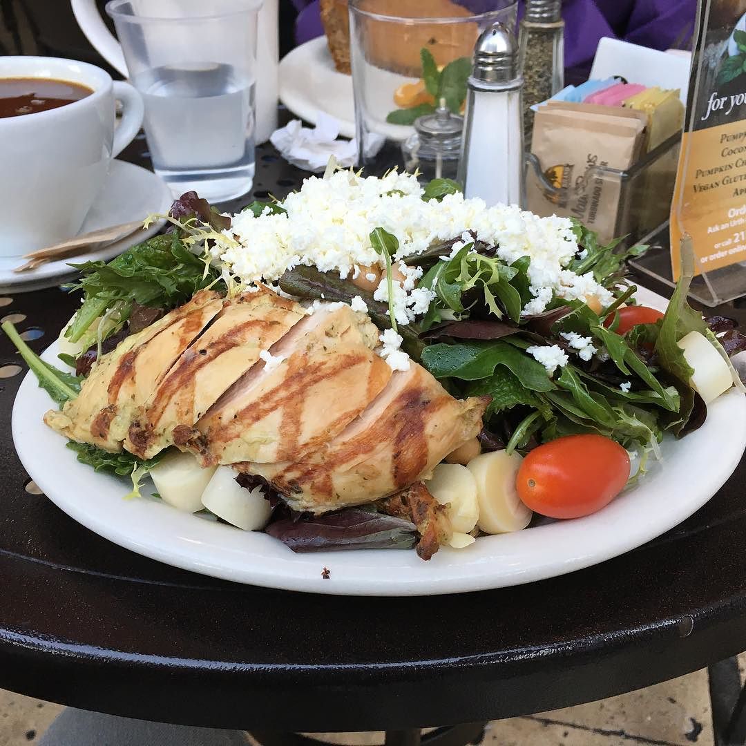 Hugh Urth Salad, and they call it “small”